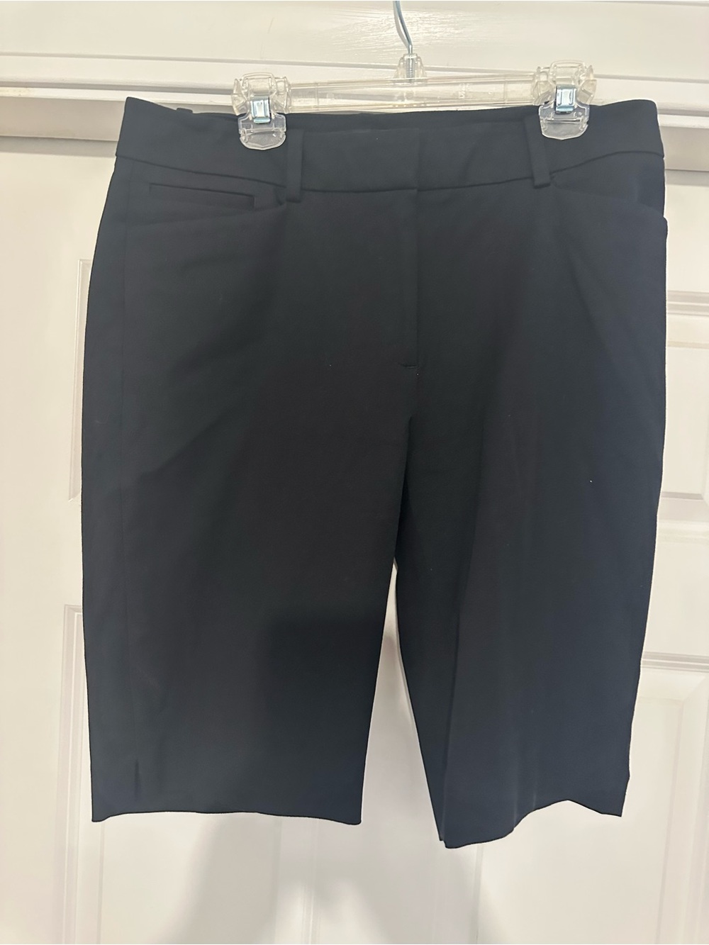 White House Black Market Black Tailored Bermuda Shorts